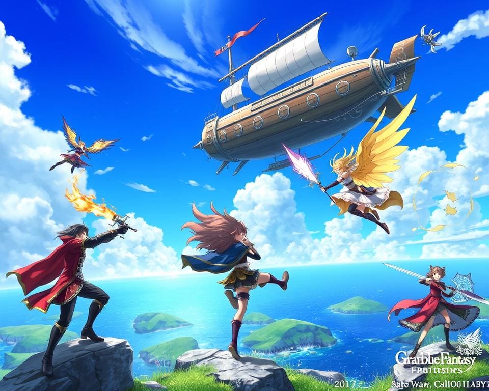 Granblue Fantasy Charaktere und Spielmechaniken