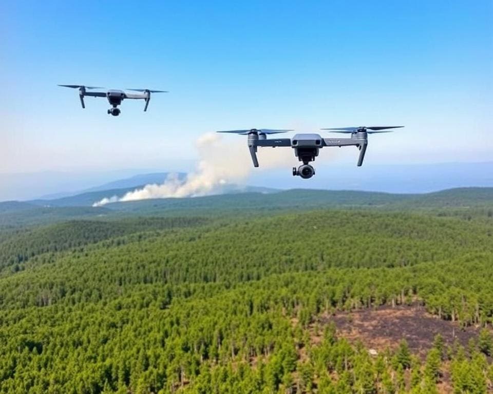 Können Drohnen die Überwachung von Waldbränden erleichtern?