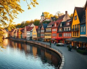 Lauenburg – Bunte Häuser an der Elbe