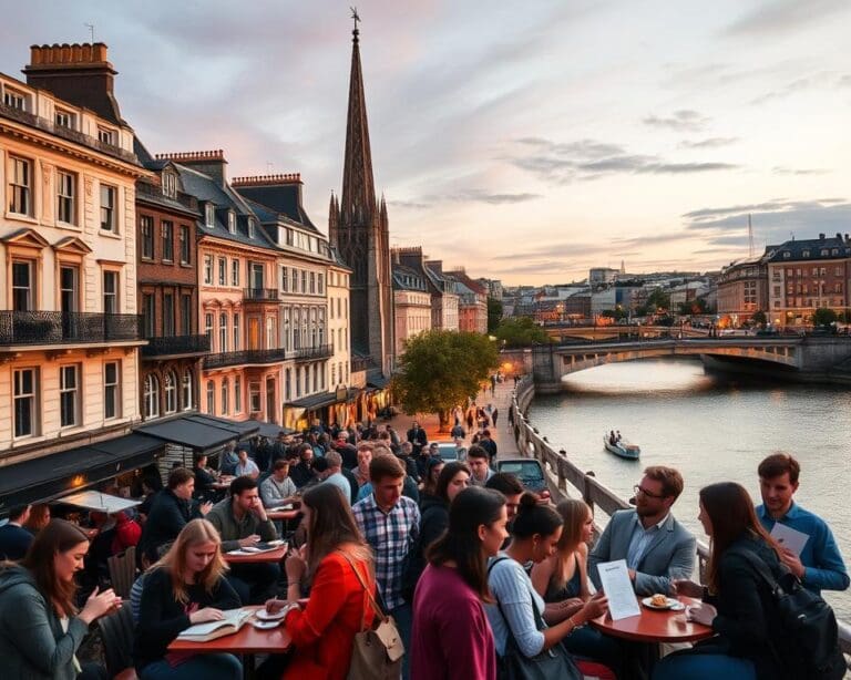 Warum ist Dublin ein Zentrum für internationale Schüler?