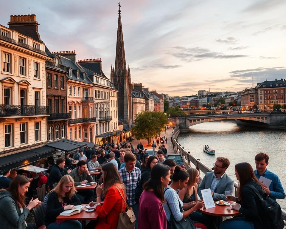 Warum ist Dublin ein Zentrum für internationale Schüler?