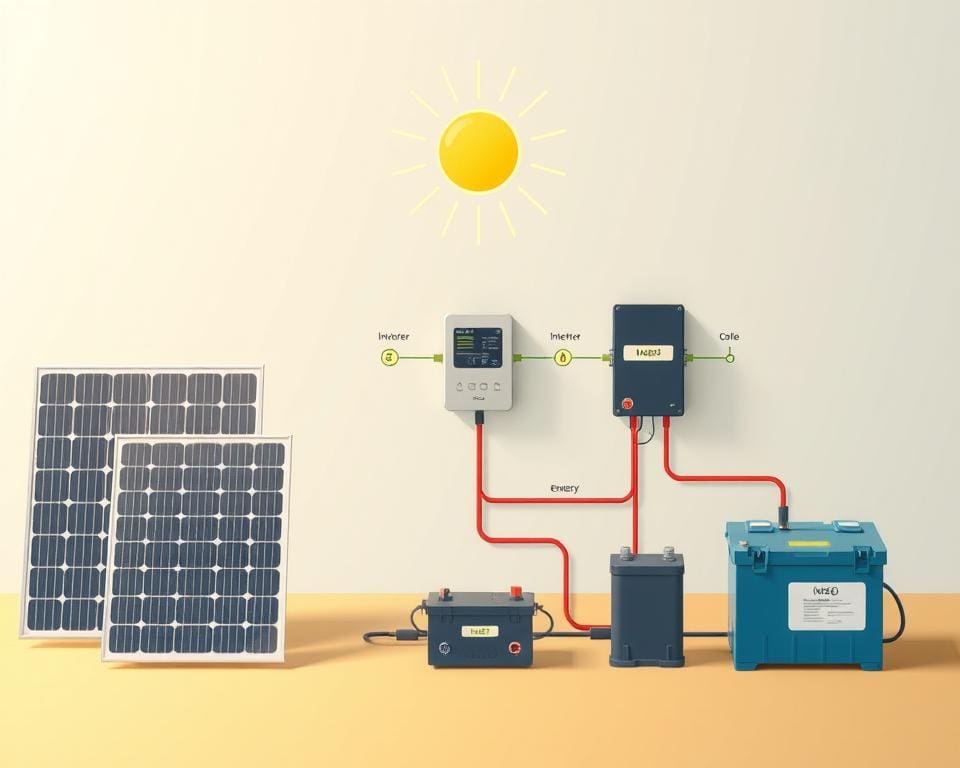 Was zeigt ein PV Anlage Schema für Einsteiger?