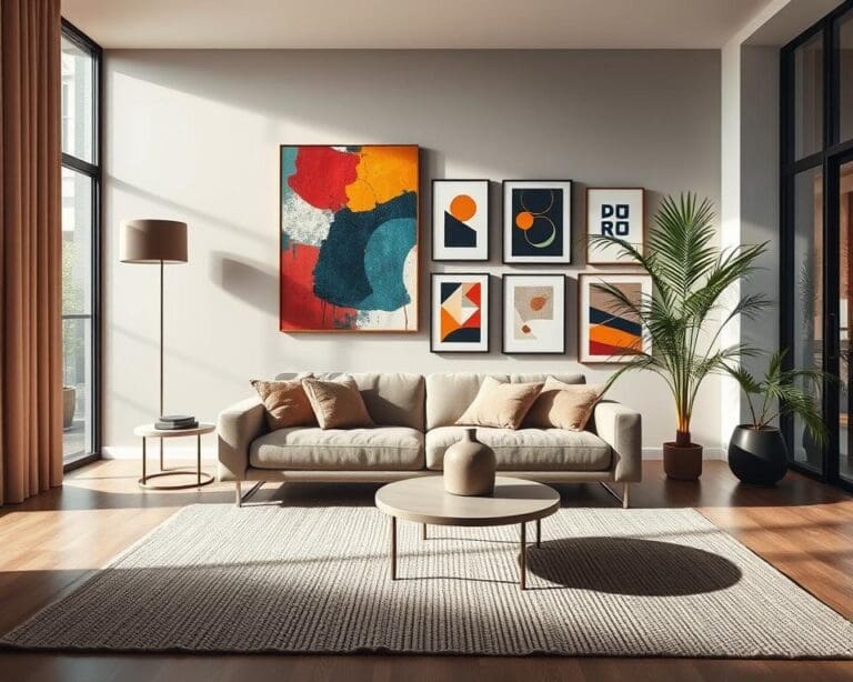 Wie integriert man Kunst modern ins Wohnen?