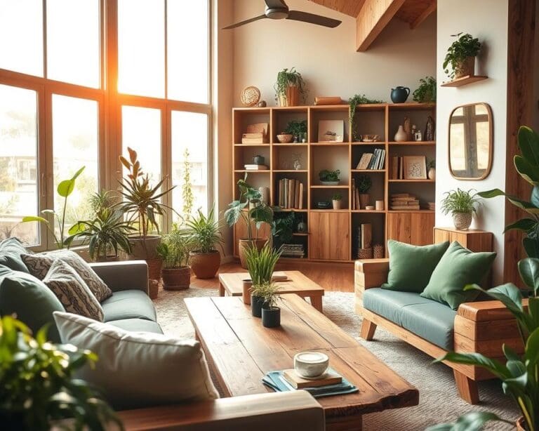 Wie integriert man nachhaltige Materialien im Wohnen?