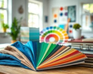 Wie kombiniert man Farben und Materialien?