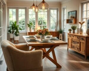 Wie richtet man einen gemütlichen Essbereich ein?