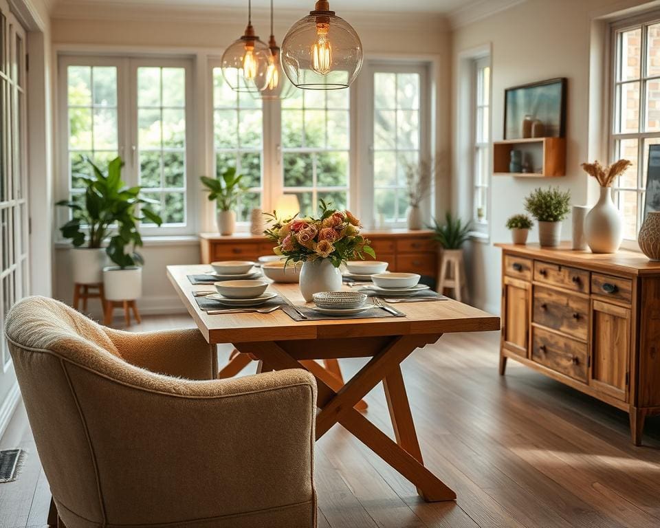 Wie richtet man einen gemütlichen Essbereich ein?