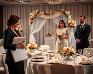 Wie unterstützt ein Hochzeitsplaner den großen Tag?