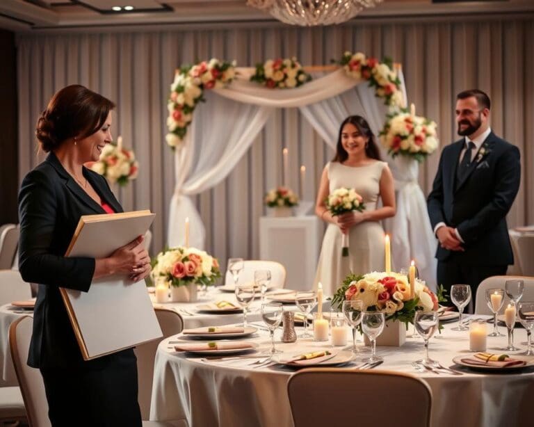 Wie unterstützt ein Hochzeitsplaner den großen Tag?