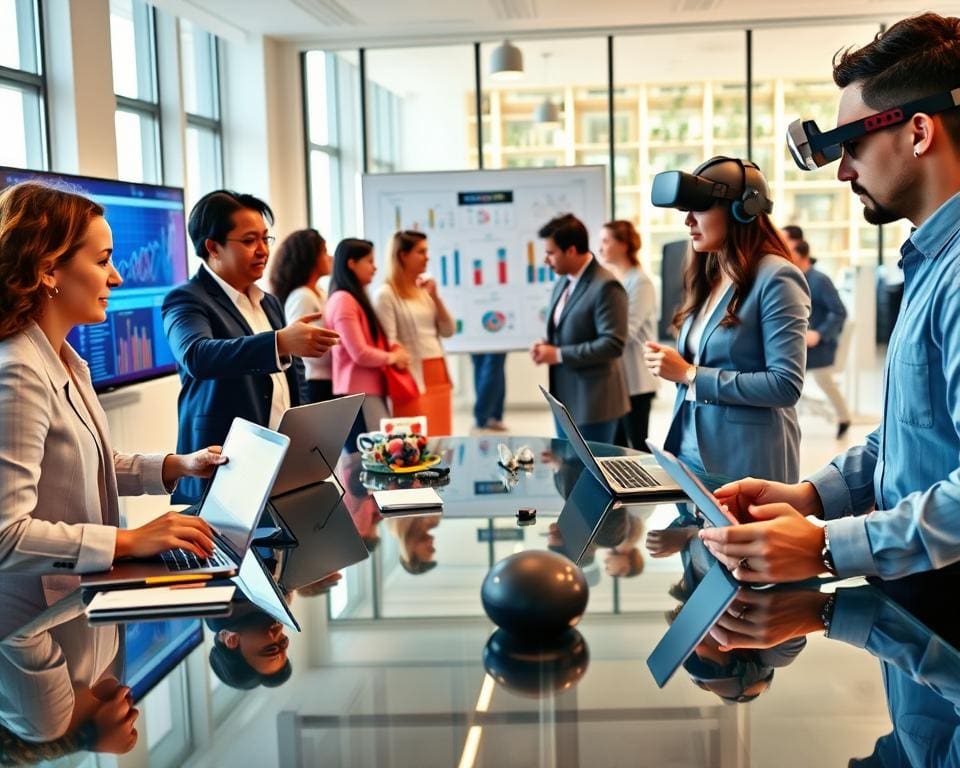 Wie verändern Geräte das Arbeiten im Team?