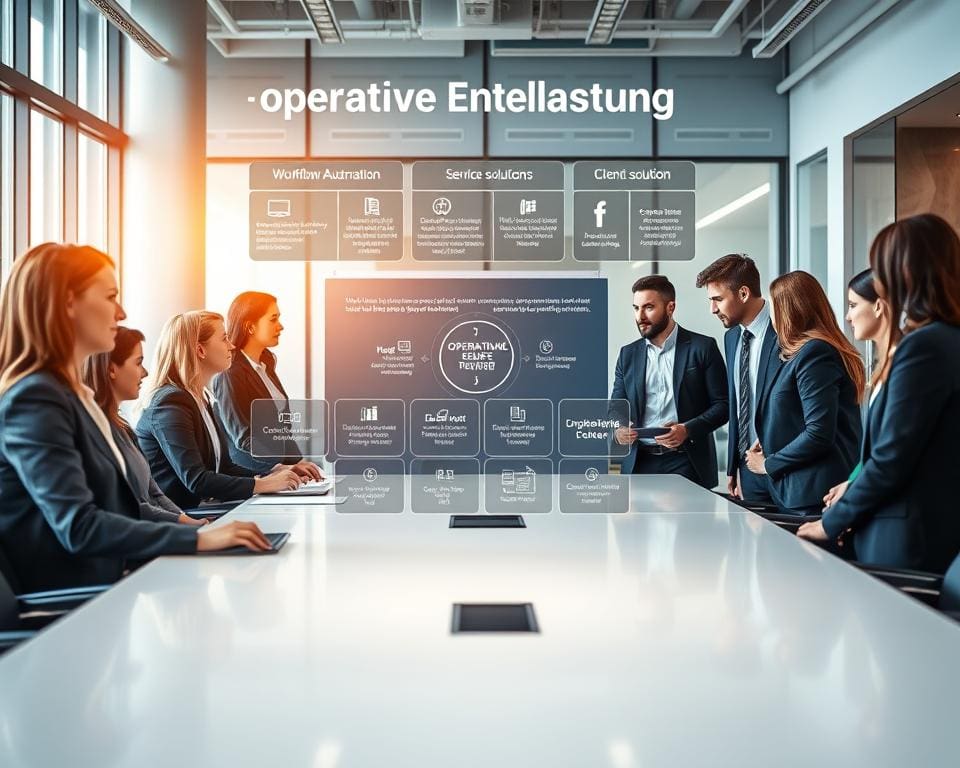 Welche Dienstleistungen fördern operative Entlastung?