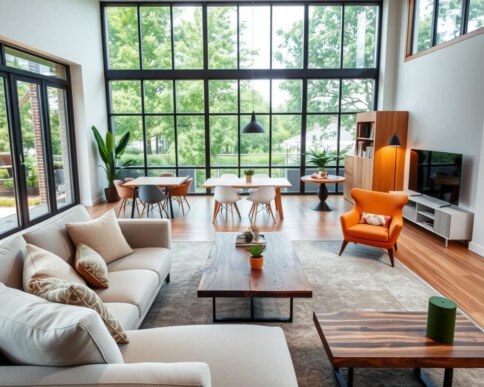 Welche Möbel passen zu offenen Wohnkonzepten?