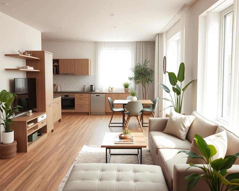 Wie richtet man kleine Wohnungen funktional ein?