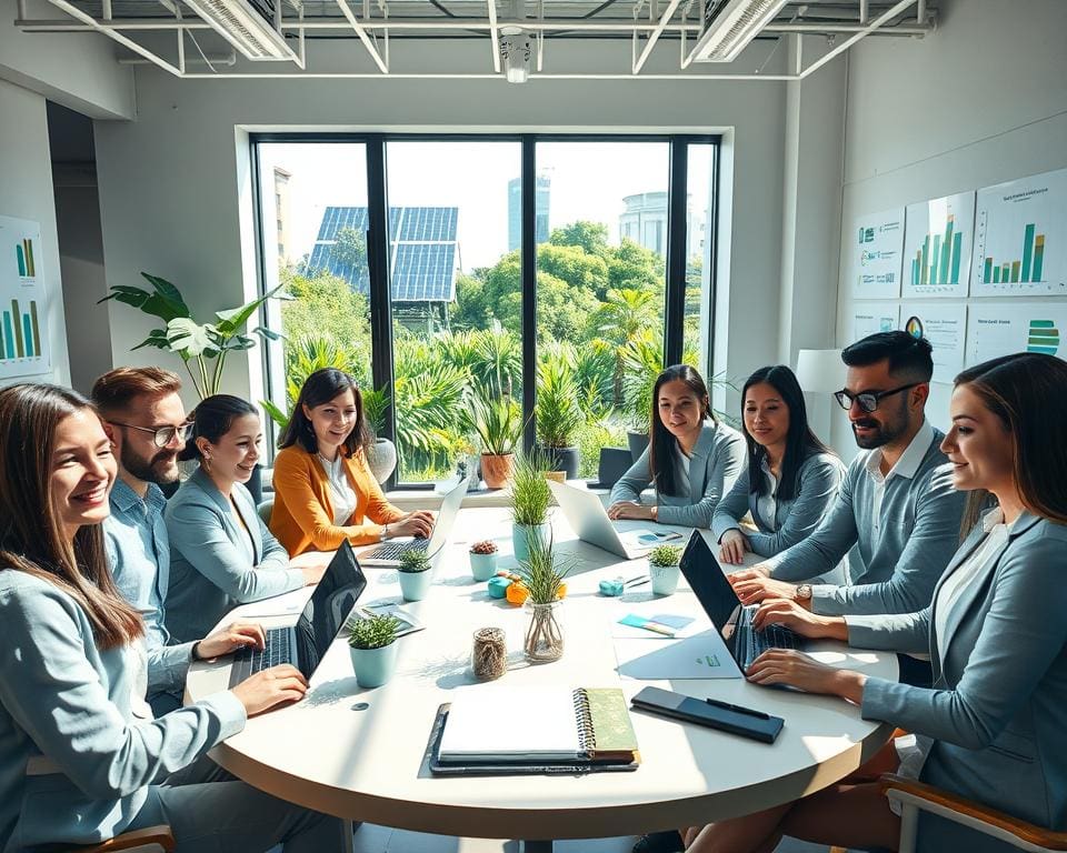 Wie unterstützen Dienstleistungen nachhaltige Unternehmensziele?