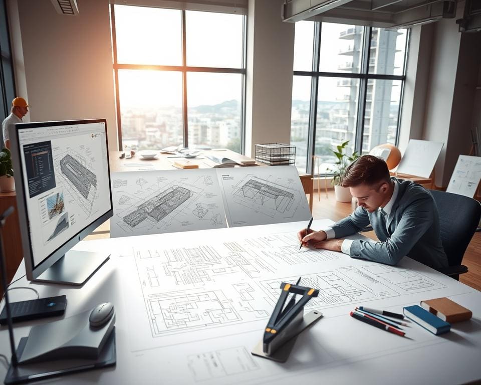 Wie unterstützt ein Technischer Zeichner Bauvorhaben?