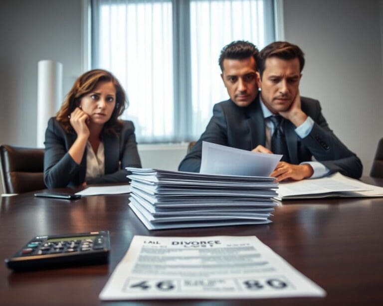 Welche Kosten entstehen bei einer Scheidung?