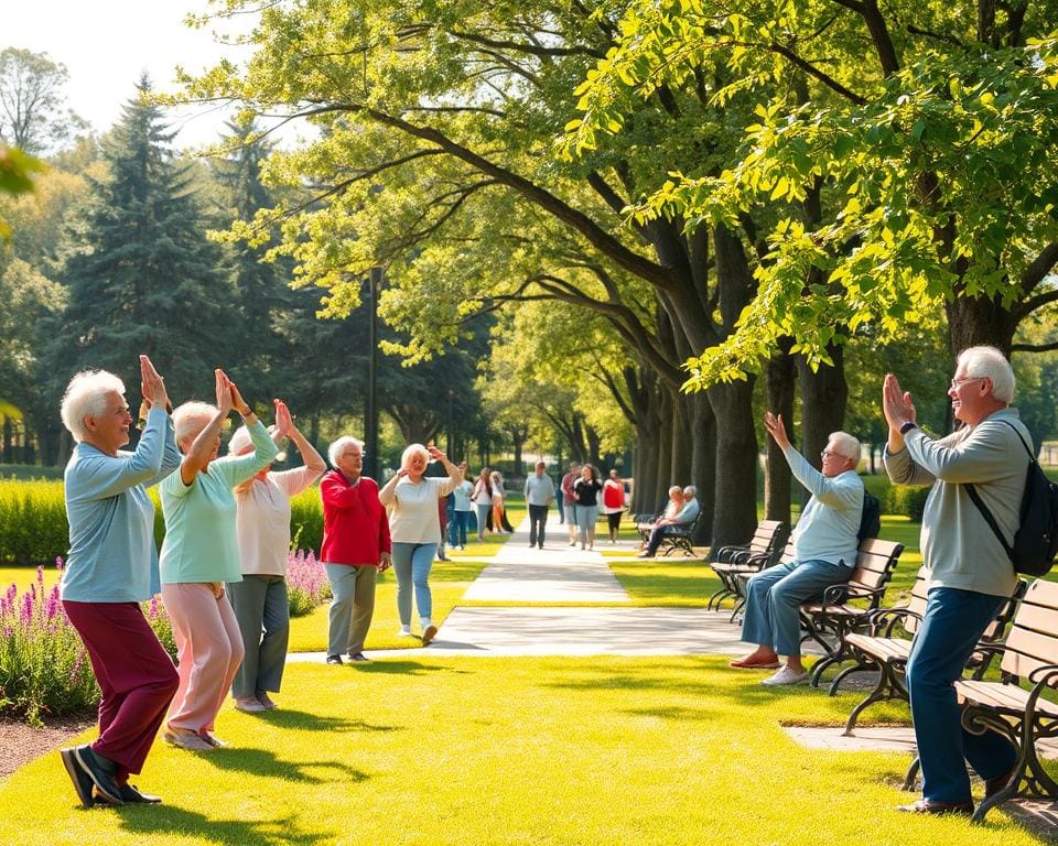 Wie unterstützt Bewegung das Wohlbefinden im Alter?