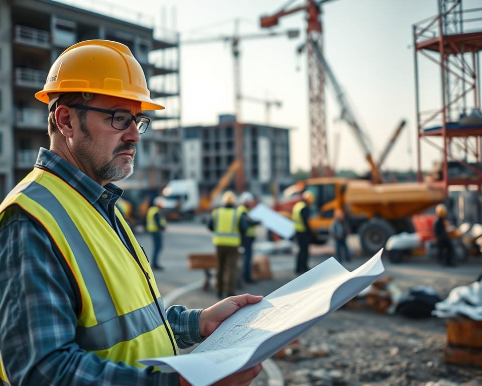 Bauleiter Baustelle Aufgaben