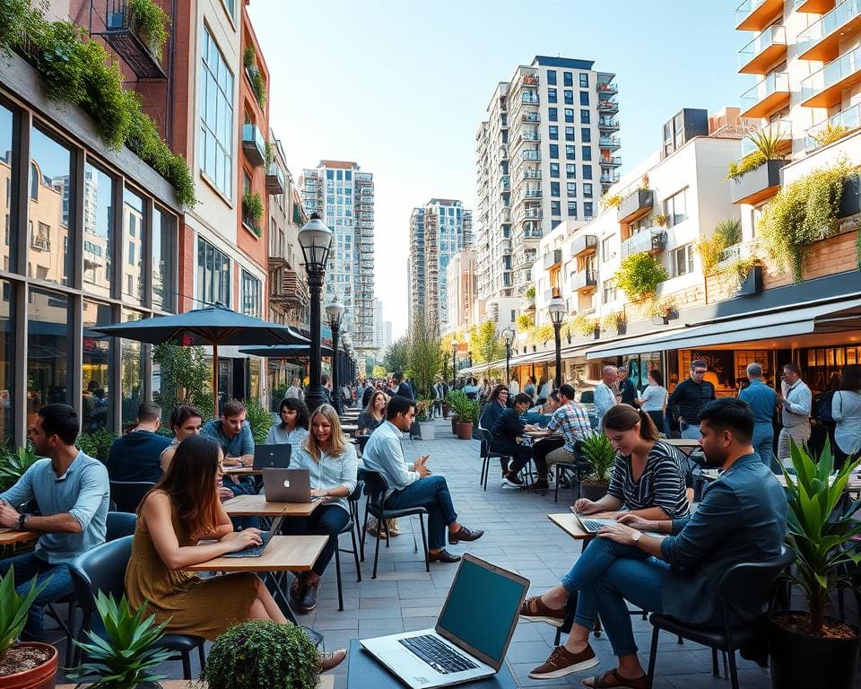 digitale Nomaden Städte