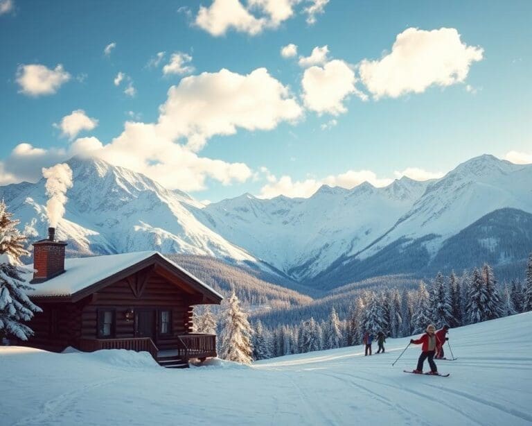 Berge Winterurlaub